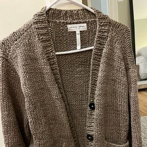 Apiece Apart cardigan sweater size small. Light brown, new without tags.